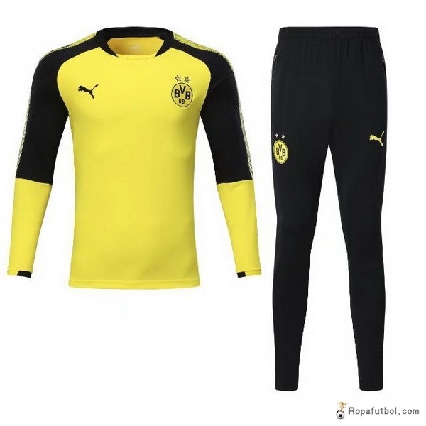 Chandal Borussia Dortmund 2017/18 Negro Amarillo Claro